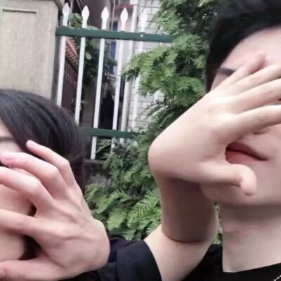 时尚情侣头像真人双人高清图片