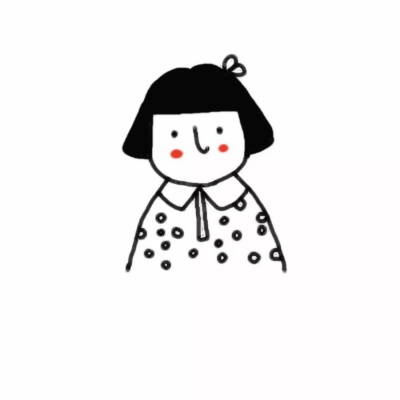 情侣头像极简线条,高清一男一女的黑白线条情侣头像简易图片