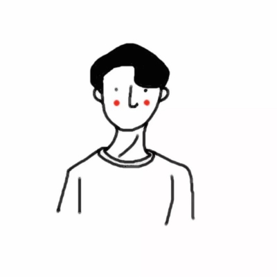 情侣头像极简线条,高清一男一女的黑白线条情侣头像简易图片