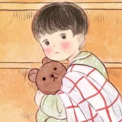 卡哇伊一左一右漫画情头图片
