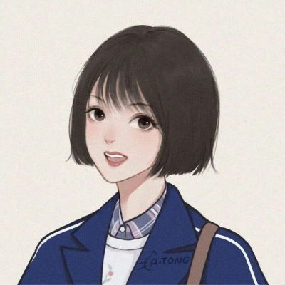 漫画情头一男一女两张动漫高清图片