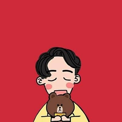 漫画情头一男一女两张动漫高清图片