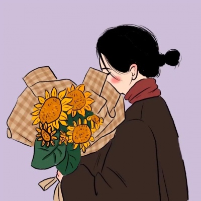 情头手绘漫画一左一右,高清手绘插图动漫情头一左一右
