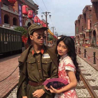 情侣真人头像干净双人,高清超甜好看的不易撞双人情头图片