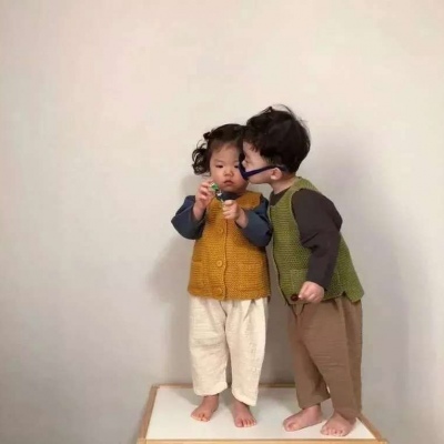 高清超级可爱的萌娃情侣头像图片 超甜超可爱的萌娃情侣头像