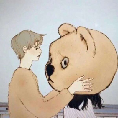微信漫画情侣头像2张,高清好看的微信头像一对两个卡通图片