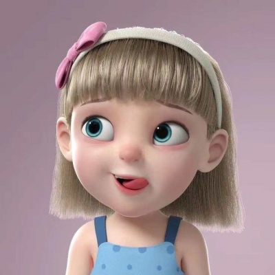 小孩动漫情侣头像一男一女,高清可爱的迪士尼卡通系列情头图片
