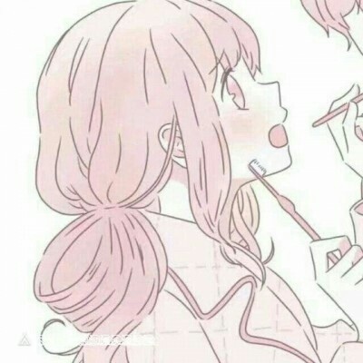 一人一半超甜情侣头像动漫一男一女图片