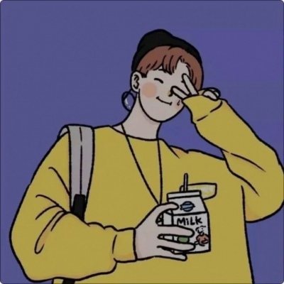 高清一男一女很登对的漫画情侣头像图片