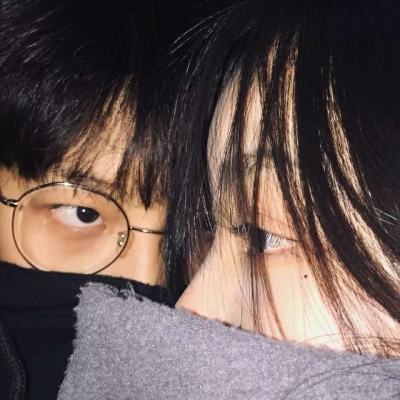 高清好看的原宿情侣头像一对两张图片 两人一张情侣头像