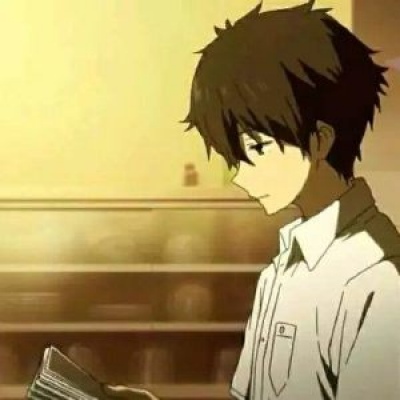 优质好看的折木奉太郎和千反田情侣头像图 冰菓情头一左一右高清