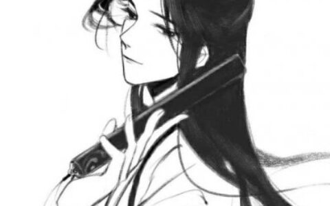 高清动漫情头古风系一男一女一左一右图片 古风系动漫情侣头像