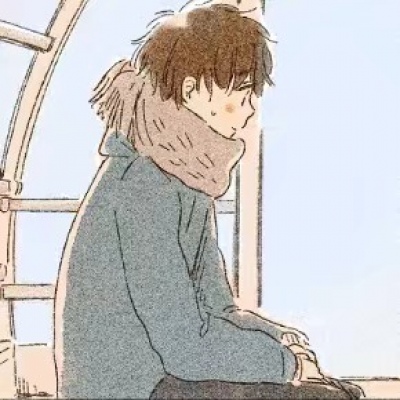 高清一男一女的简约动漫情头一对图片 动漫简单情头