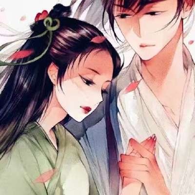 般配的高清情侣头像古风一男一女图片 微信古风情侣头像一对两张