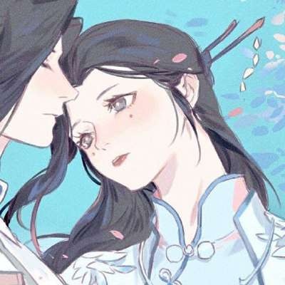般配的高清情侣头像古风一男一女图片 微信古风情侣头像一对两张