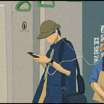 高清漫画情头微信一对成熟好看图片 微信情侣漫画头像一对两张