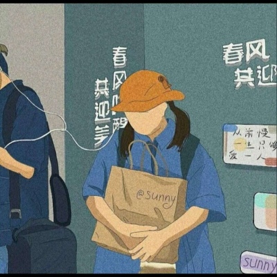 高清漫画情头微信一对成熟好看图片 微信情侣漫画头像一对两张