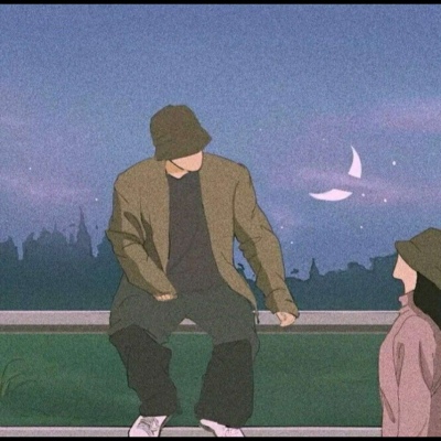 高清漫画情头微信一对成熟好看图片 微信情侣漫画头像一对两张