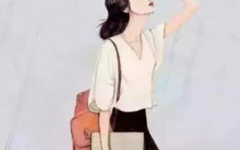 高清简单好看的精致手绘情头一对图片 白底动漫情头手绘