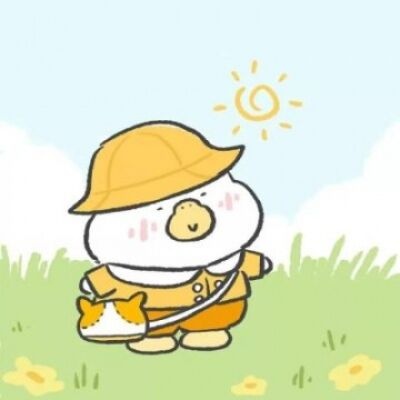 高清软萌情侣头像一左一右可爱图片