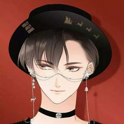 高清动漫情头一男一女高冷分开图片