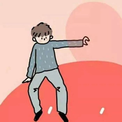 高清好看的ins卡通情头一男一女图片 ins情侣头像卡通
