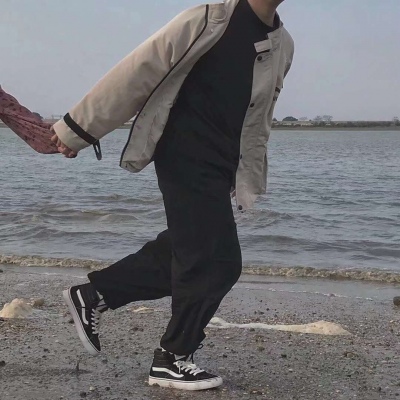 高清好看的新潮情头一人一半图片 新潮情侣头像一人一半