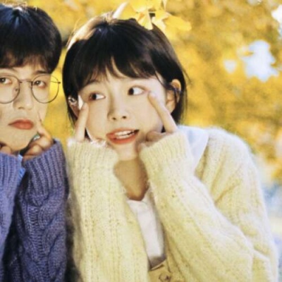 高清一左一右的情头唯美清新图片 qq情头唯美小清新