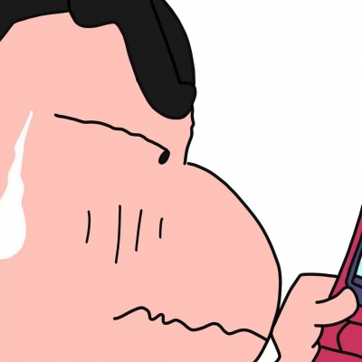 高清可爱的蜡笔小新一男一女情头图片 卡通头像情侣蜡笔小新
