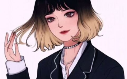 高清梨泰院情侣头像一男一女动漫图片
