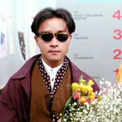 高清经典复古的张国荣情头高清qq一对两张 港风情侣头像一人一张