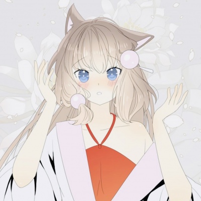 高清清新好看的巫祝少女情侣头像一男一女图片 巫祝少女情头