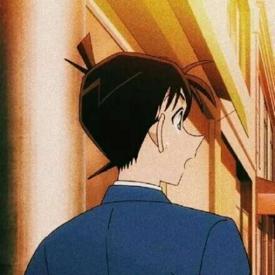 高清一对两张的名侦探柯南系列情侣头像图片 名侦探柯南头像情侣