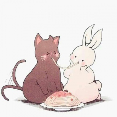 高清可爱的情侣头像动漫男友不是人系列图片
