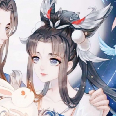 高清一人一半的唯美情头二次元古风图片 二次元古风唯美情头