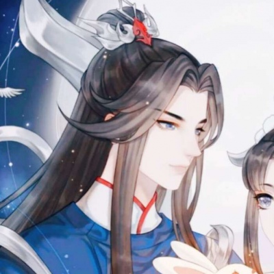 高清一人一半的唯美情头二次元古风图片 二次元古风唯美情头