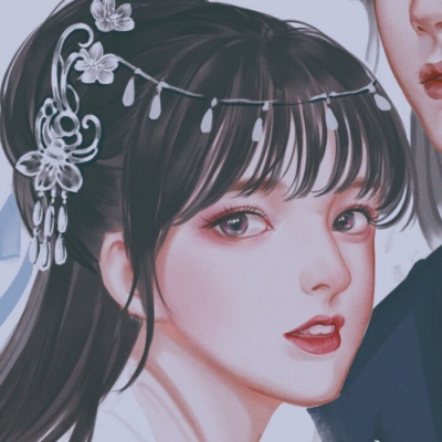 高清一人一半的唯美情头二次元古风图片 二次元古风唯美情头