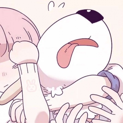 一对两张的微信可爱动漫情头图片 微信可爱漫画情侣头像
