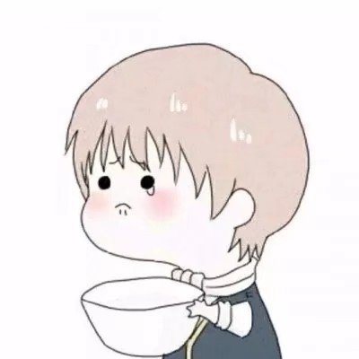 一对两张的微信可爱动漫情头图片 微信可爱漫画情侣头像