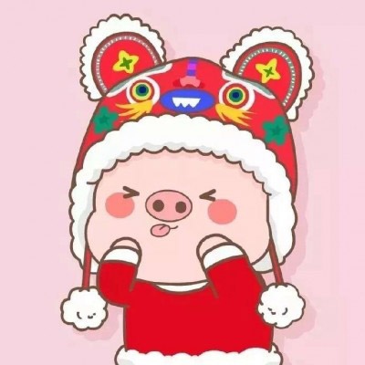 高清可爱的小猪情侣头像一男一女图片 情侣头像卡通猪