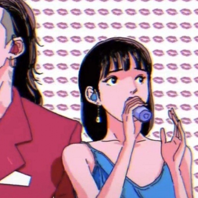 爱是甜的你是我的 微信情侣动漫头像好看图片