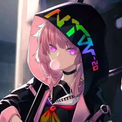 爱情一直在经过 二次元唯美情侣头像一对两张