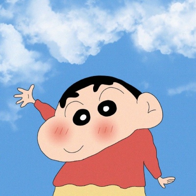 高清一对两张蜡笔小新的cp情侣头像图片 蜡笔小新两人情侣头像