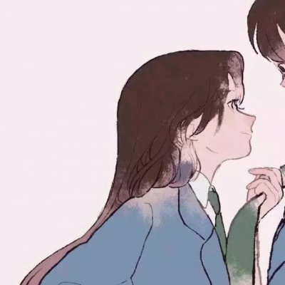 高清一对两张的超好看动漫情头图片 动漫情侣头像单人又好看