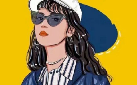 漫画嘻哈风情侣头像一男一女图片