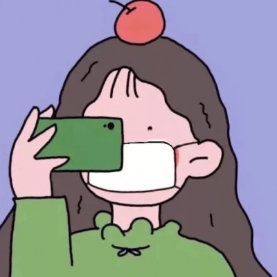高清好看的动漫戴口罩情侣一对两张图片 动漫情头一男一女戴口罩