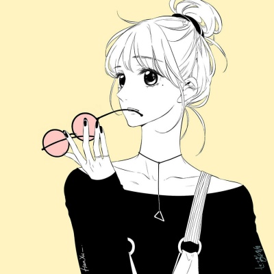 高清一男一女的超甜情头一左一右动漫图片 恋爱动漫情头