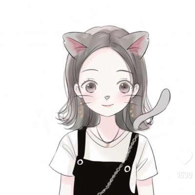高清一男一女简单干净的情头动漫图片