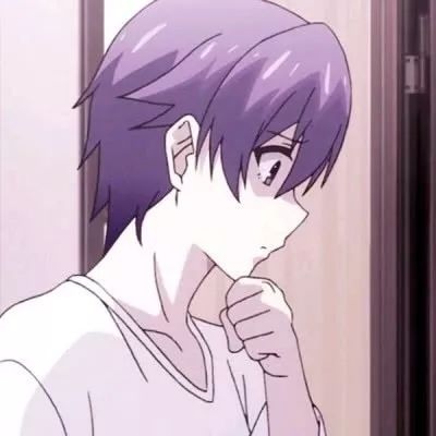 高清好看的漫画情侣头像一男一女分开图片