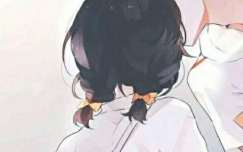 高清一对两张很甜的动漫图片情侣头像 超甜的动漫情头亲吻